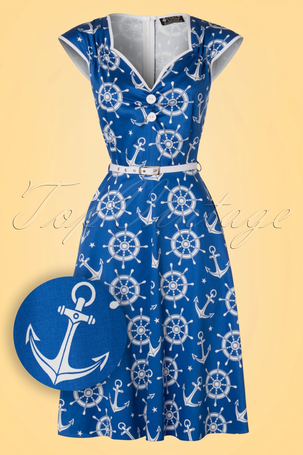 Vintage Nautical Dress 7