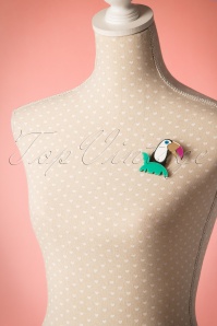 Collectif Clothing - 60s My Tropical Toucan Brooch 2