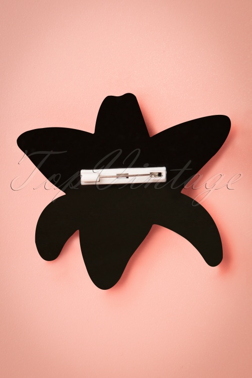 Collectif Clothing - 60s My Stargazer Lily Brooch 3