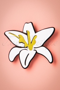 Collectif Clothing - 60s My Stargazer Lily Brooch