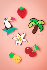 Collectif Clothing - My Tropical Palm Tree Brooch Années 60 4