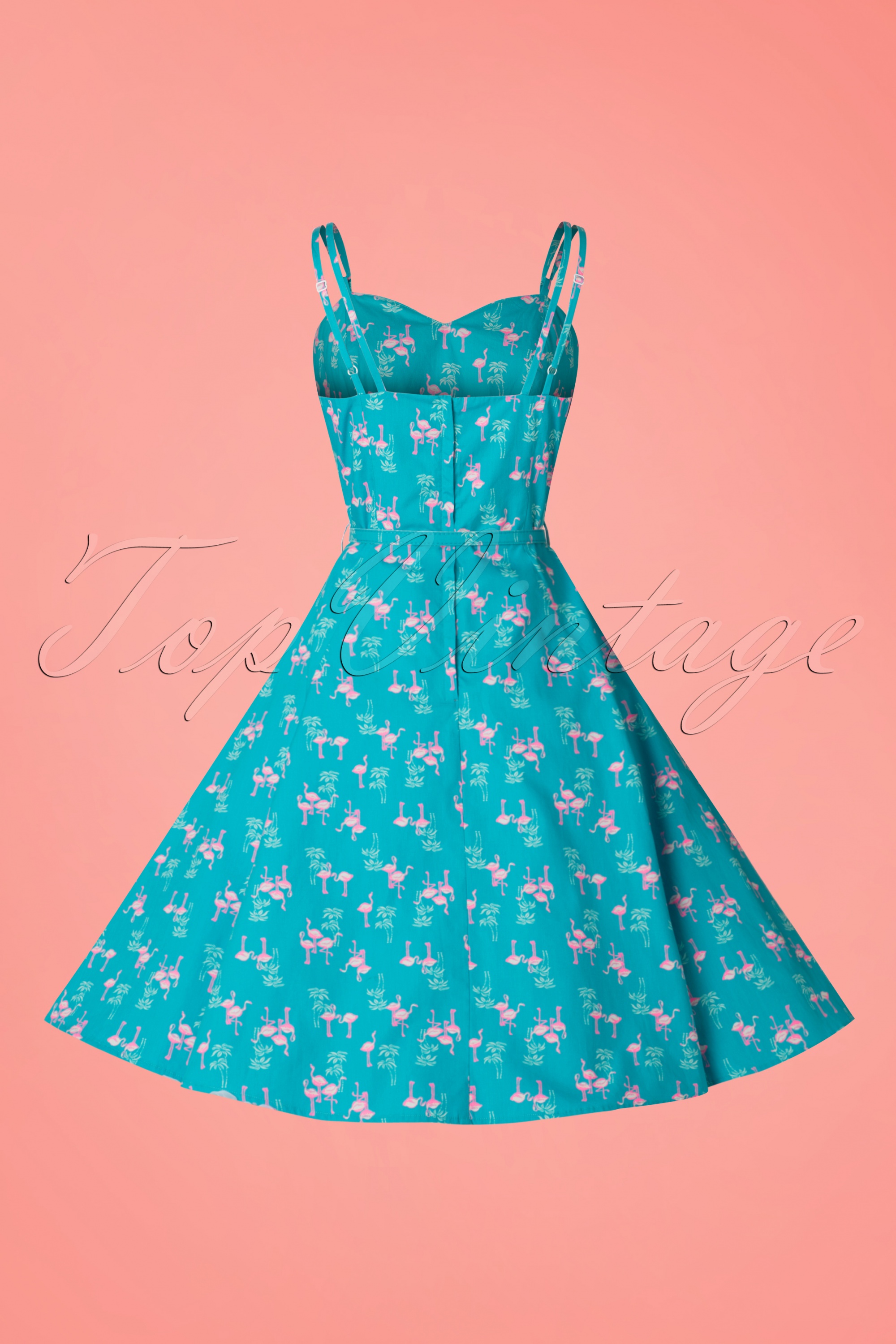 Flamingo urban fashion swing dress