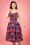 Collectif Clothing Lilly Japanese Parasol Print Swing Dress 20849 20161128 001W