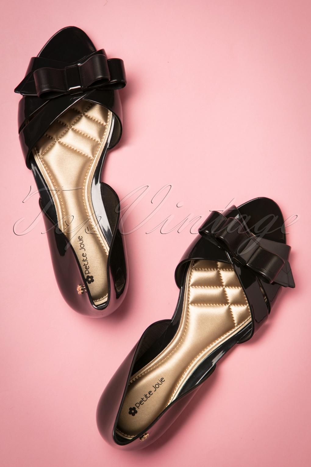 60s Bow Flats in Black 60s Bow Flats in Black