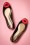 Petite Jolie Black Lips Flat Shoes  410 10 20000 20170411 0009w