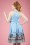 Lindy Bop - Cherel London Swing-Kleid in Hellblau 2