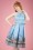 Lindy Bop Cheri Blue Swing Dress 102 39 21230 20170406 00010W
