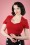Collectif Clothing - Jasmine Grapefruit Swing Skirt Années 50 en Jaune et Rose