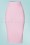 Vixen by Micheline Pitt - 50s Vixen Pencil Skirt in Baby Pink 2