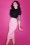 TopVintage exclusive ~ 50s Vixen Pencil Skirt in Baby Pink