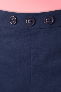 Collectif Clothing - Talis korte broek in marineblauw 3