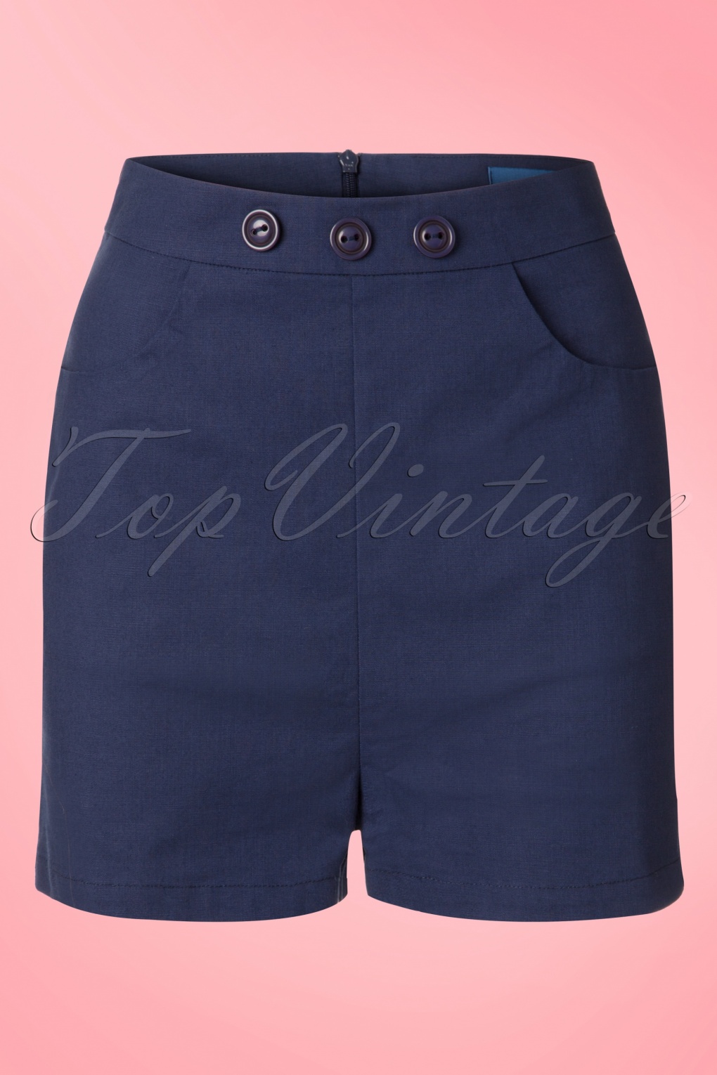 High Waisted Shorts 1950s Vintage, Pinup, Rockabilly