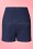 Collectif Clothing Talis Plain Shorts Navy 20852 20161130 0003W