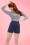 Collectif Clothing Talis Plain Shorts Navy 20852 20161130 01