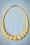 TopVintage Exclusive ~ 20s Sunny Carved Pearl Necklace in Pale Yellow