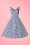 Miss Candyfloss - Odessa Bake Swing Dress Années 50 en Bleu Marine 3