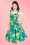 Hearts & Roses - Nancy Lemon Swing Dress Années 50 en Turquoise 3