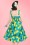 Hearts & Roses - 50s Nancy Lemon Swing Dress in Aqua Blue 8