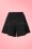 Vixen - 50s Mira Swing Shorts in Black 2
