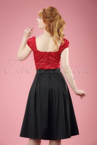 Dolly and Dotty - 50s Ruth Swing Skirt in Black 5