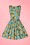 Lady V by Lady Vintage - Tea Banana Swing Dress Années 50 en Bleu Clair 4