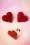 FromNicLove - Love Me Tender Ring Années 60 en Paillettes Rouges 4