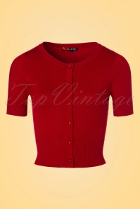 Bunny - 50s Wendi Cardigan in Red 2