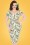 Lady Voluptuous by Lady Vintage - Ursula Olives Pencil Dress Années 50 en Vert Pistache