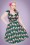 Lady V by Lady Vintage - Isabella Fabulous Flamingo Swing Dress Années 50 en Vert 7