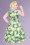 Lady V by Lady Vintage - 50s Hepburn Lemon Swing Dress in Light Blue 8