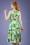 Lady V by Lady Vintage - Hepburn Lemon Swing Dress Années 50 en Bleu Clair 6