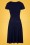 Fever - 60s Toulon Dress in Navy 6