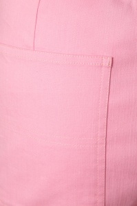 Collectif Clothing - Maddie Trousers Années 50 en Rose Vif 3