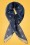 Unique Vintage - 50s Sail Away Anchor Hair Scarf in Navy 2