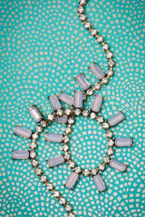 Lovely - 50s Rosewater Stone Necklace 3