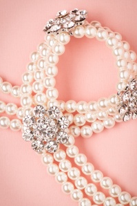 LoveRocks - Gänseblümchen Diamanten und Perlen Halskette 3