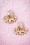From Paris with Love! - Infinity Leaf Gemstone Studs Années 40 en Menthe 3