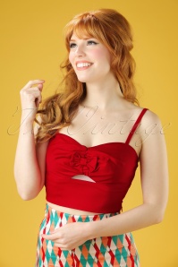 Collectif Clothing - Ariel Top in Rot