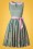 Lindy Bop - Beattie Countryside Floral Swing-jurk in groen 3