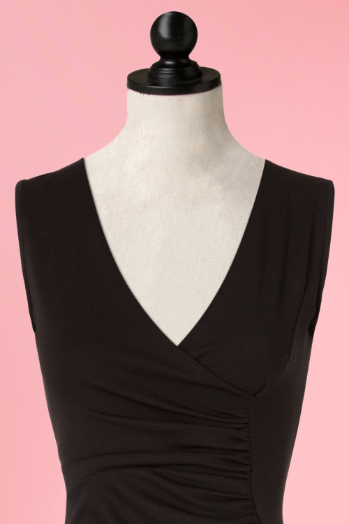 Vintage Chic for Topvintage - 50s Janice Pencil Dress in Black 3