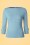 Banned Retro - 50s Addicted Sweater in Baby Blue