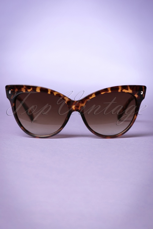 So Retro - So Retro Great Cat Sunglasses Années 50 en Écaille 2