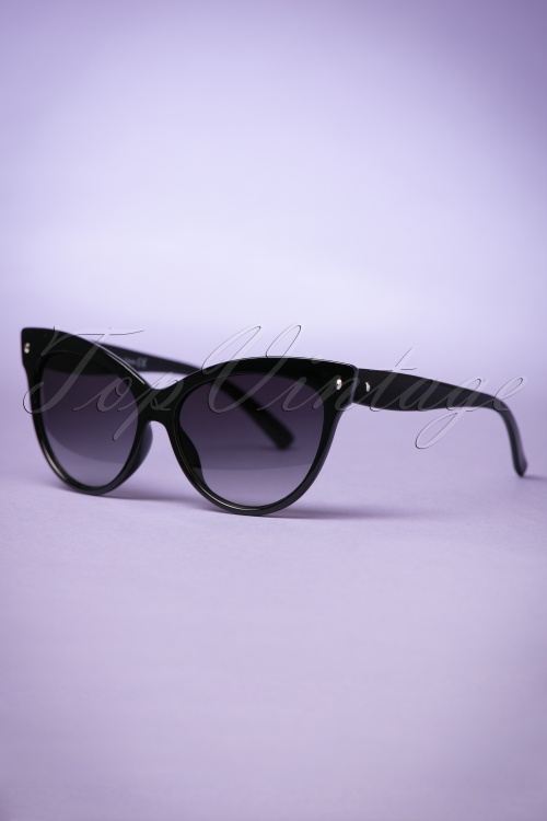 So Retro - 50s So Retro Great Cat Sunglasses in Black 3