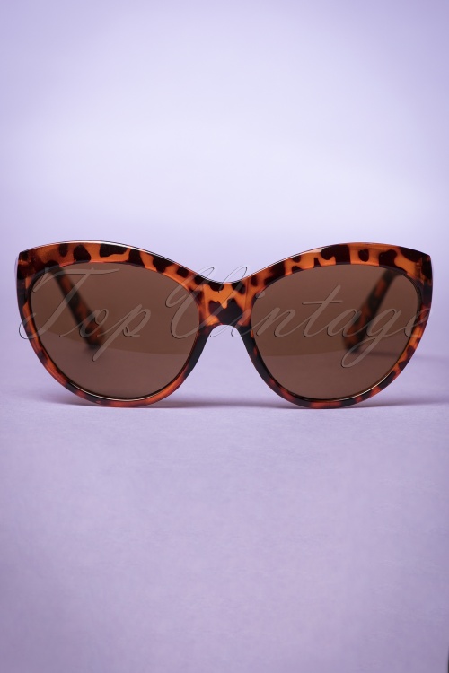 So Retro - 50s So Retro Big Cat Sunglasses in Tortoise 2