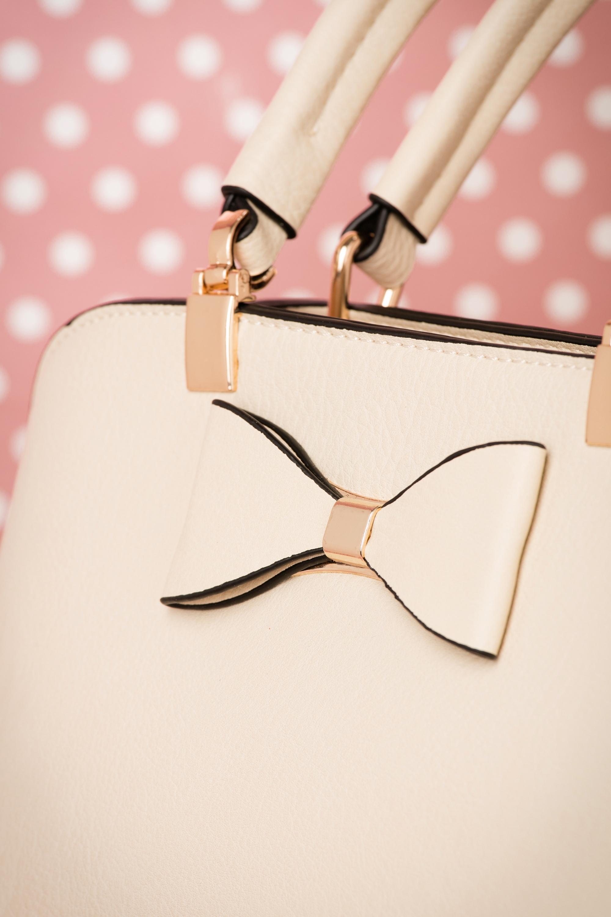 La Parisienne - Betty Bow handtas in beige 3