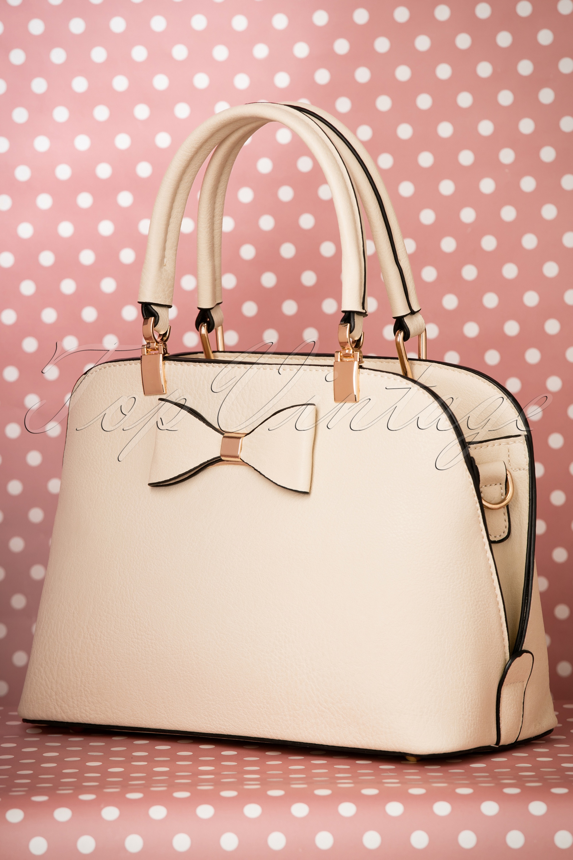 La Parisienne - Betty Bow handtas in beige 2