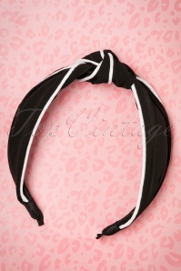 Banned Retro - 50s South Branch Hairband in Black 2