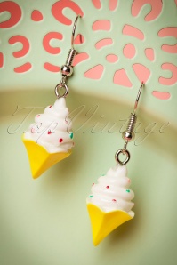 Collectif Clothing - Ice Cream Drop Earrings Années 50