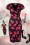 Lindy Bop Floral Pencil Dress 100 14 21243 20170501 0008FB