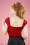 Steady Clothing - 50s Bonnie Top in Red 2